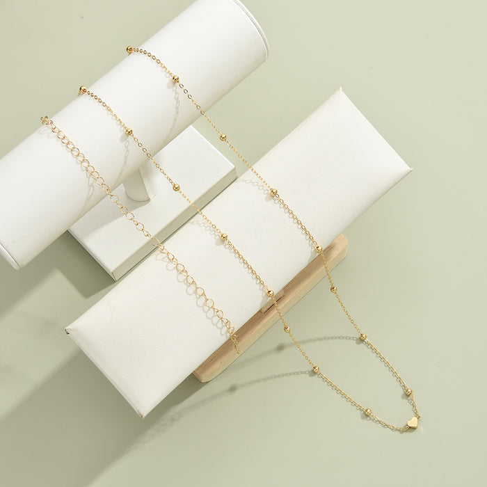 Heart-shaped Bead Waist Chain