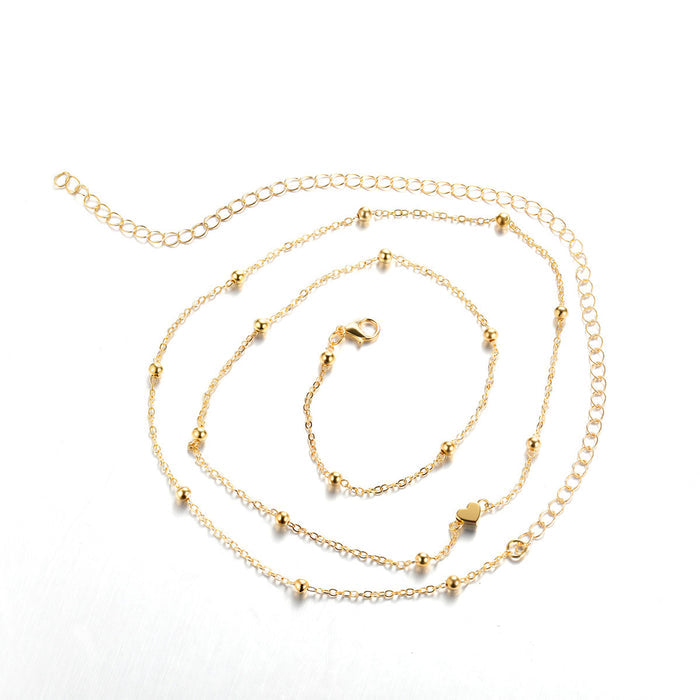 Heart-shaped Bead Waist Chain
