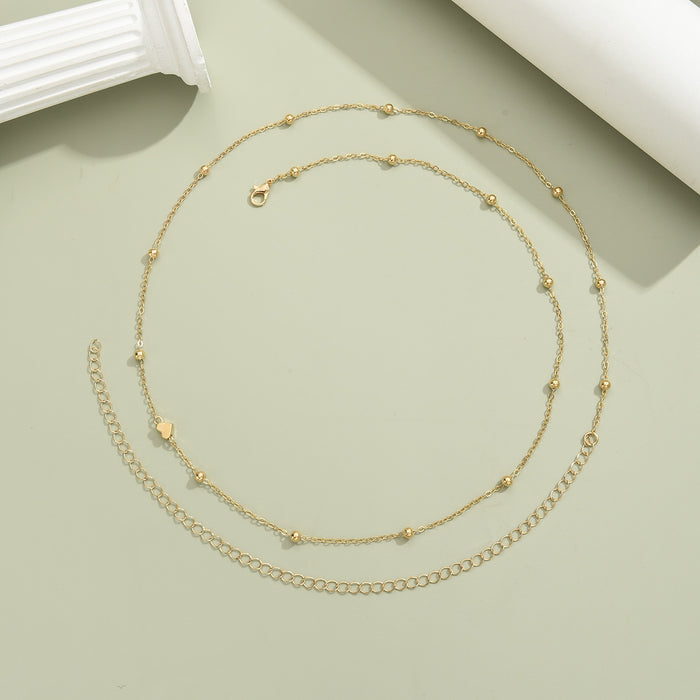 Heart-shaped Bead Waist Chain