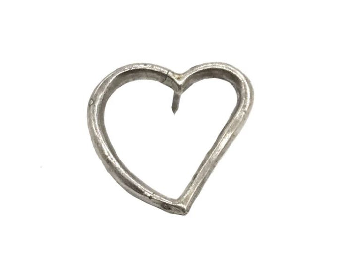 Heart Sterling Silver Hat Pin - HPLT3