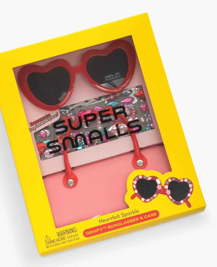 Heartfelt Sparkle Gemify Sunglasses and Case