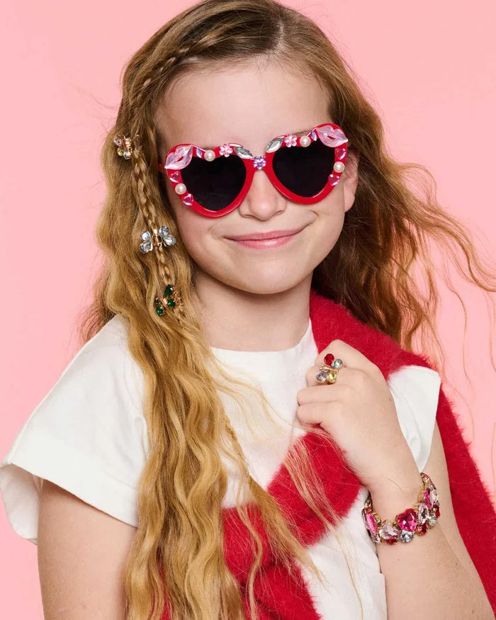Heartfelt Sparkle Gemify Sunglasses and Case