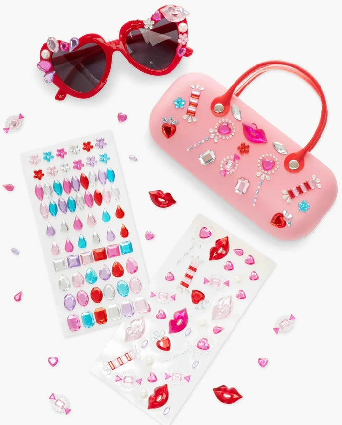 Heartfelt Sparkle Gemify Sunglasses and Case