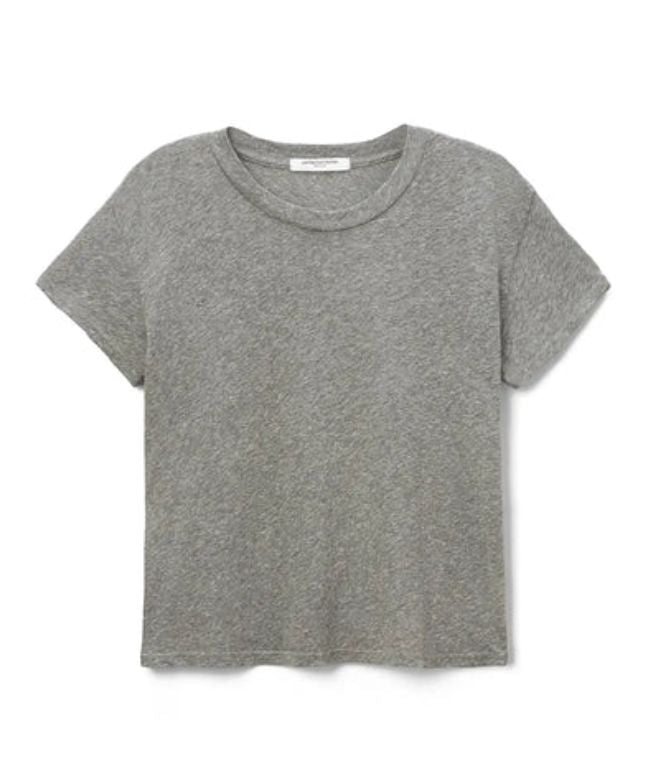 Heather Grey Harley Crewneck Tee - HARHG