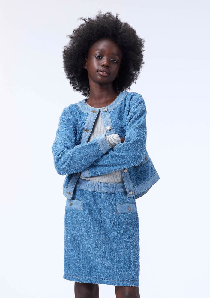 Hedwig Jacket - Boucle Blue