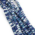 Heishi Polymer Clay Round Beads 6x1mm (3,100pcs/160Inch) - Mixed
