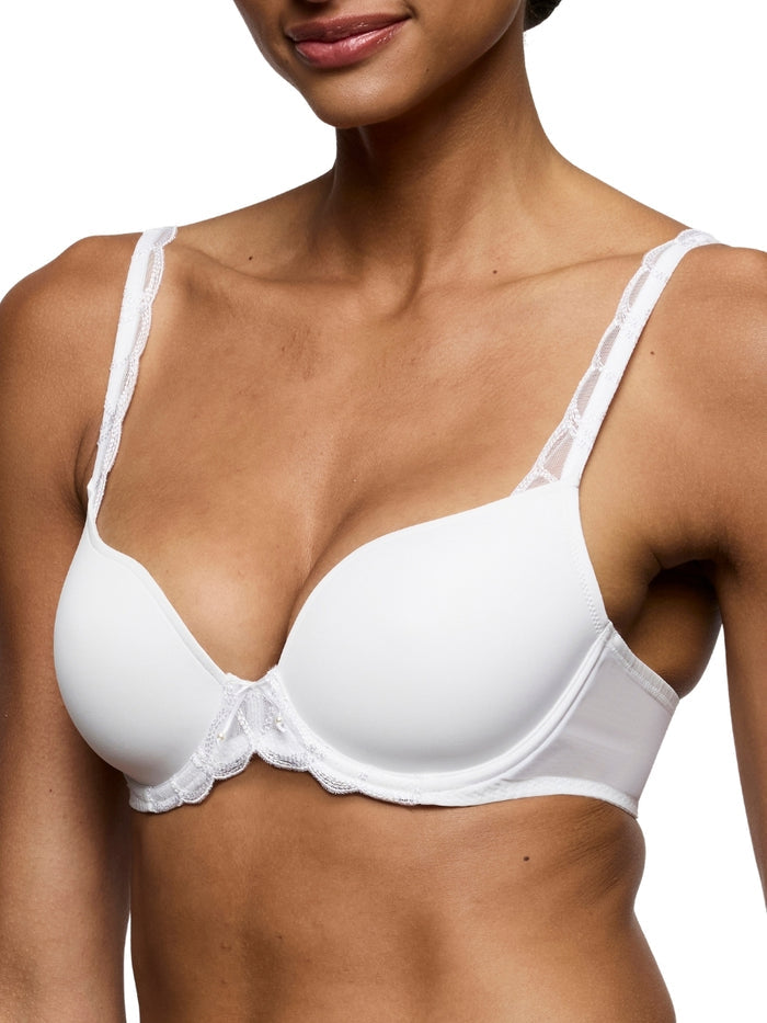 Heleen Padded Heartshape Bra - White