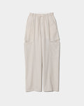 high twist gabardine trompeloeil bowpants