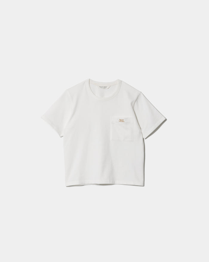 high twist jersey regular-fit metallic embroidery Tshirts