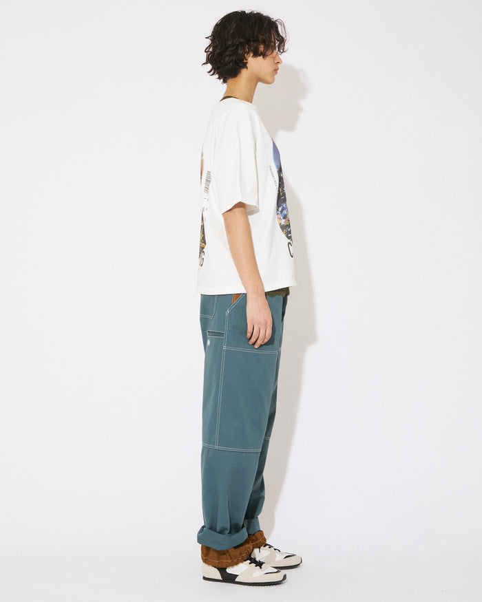 hightwist jersey regular-fit TOKYO⇔PARIS print T-shirts