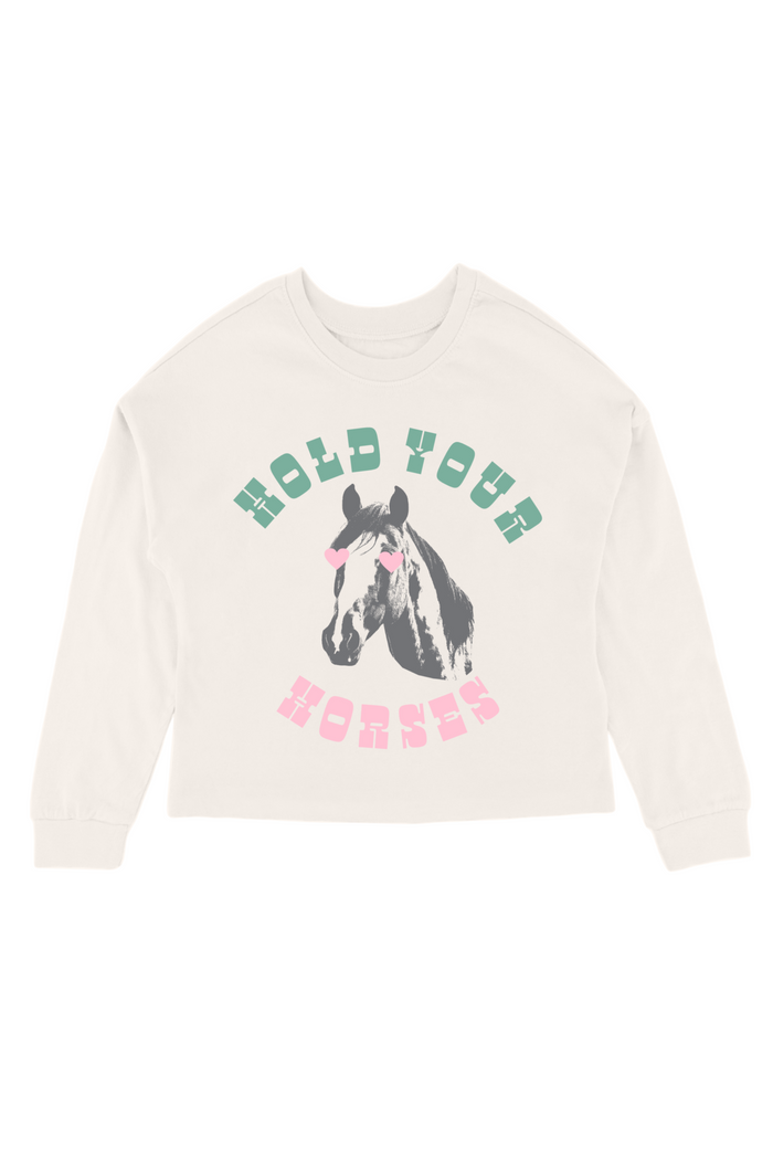 Hold Your Horses LS Tee