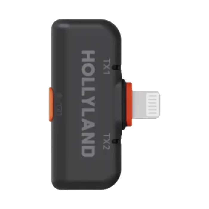 Hollyland LARK M2S Wireless Receiver with Lightning Connector for Mobile Devices (2.4 GHz, Space Gray)