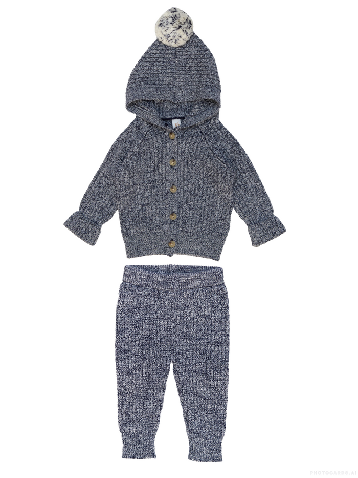 Hooded Knit Set