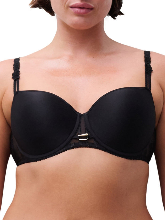 Idyll Memory Foam T-Shirt Bra - Black