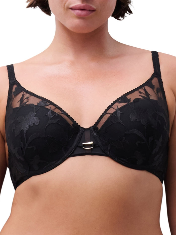 Idyll Plunge Spacer Bra - Black