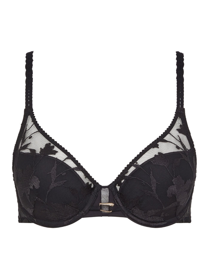 Idyll Plunge Spacer Bra - Black