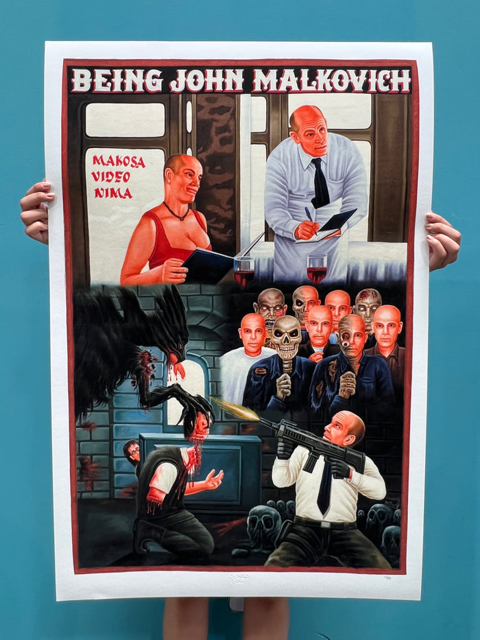 Being John Malkovich - Limited Edition Archival Giclée Print from Static Medium by Mr. Nana Agyq