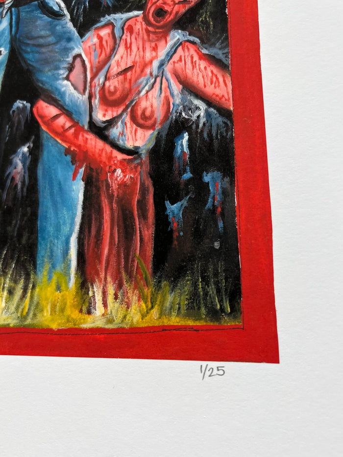 Twin Peaks - Limited Edition Archival Giclée Print from Static Medium by Farkira