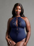 Indulgence Bodysuit - Navy Blue