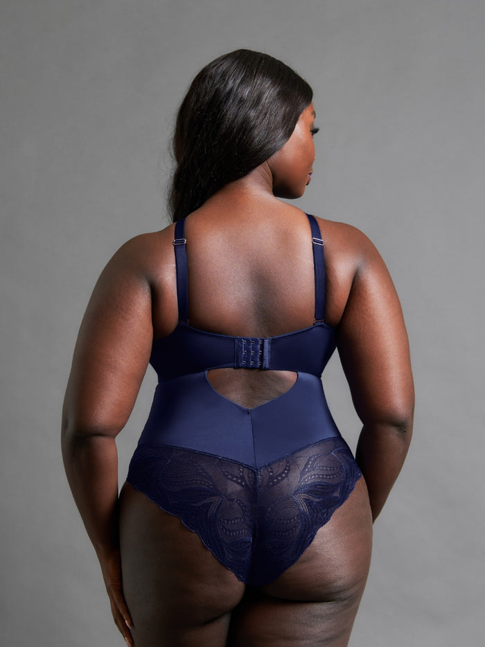 Indulgence Bodysuit - Navy Blue