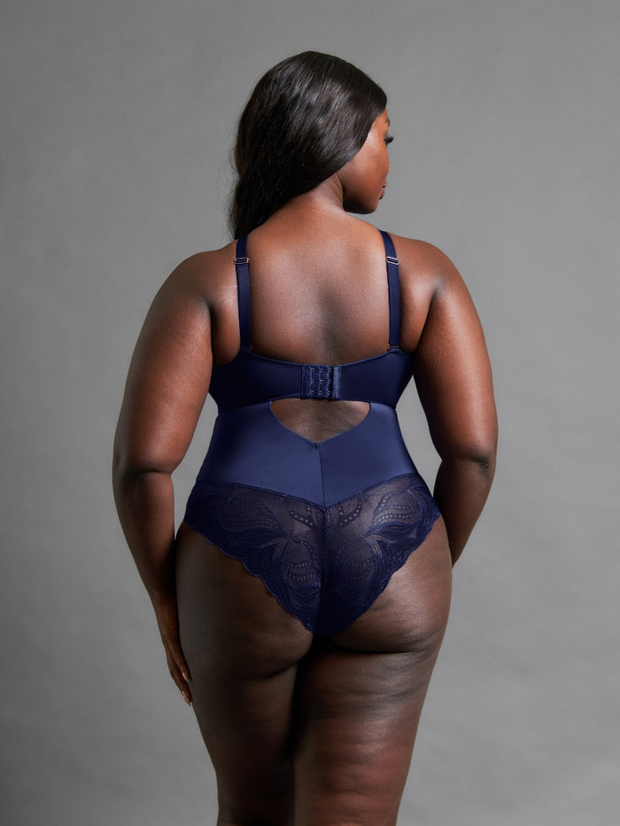 Indulgence Bodysuit - Navy Blue