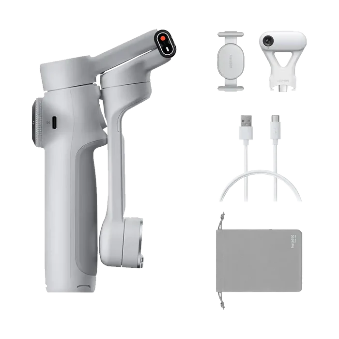 Insta360 Flow 2 AI Tracker Bundle (Stone Gray)