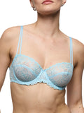Jane Horizontal Seam Balcony Bra - Milky Blue