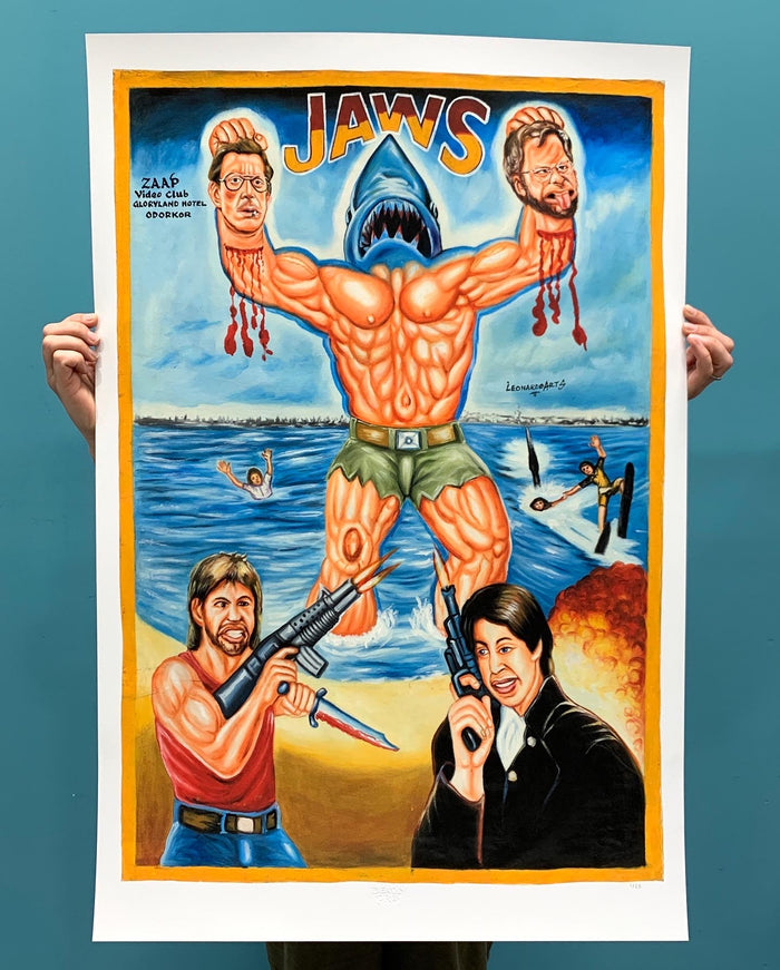 Jaws - Archival Giclée Print from Static Medium by Leonardo (Artist’s Proof)