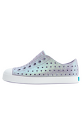Iridescent sneaker on a white background