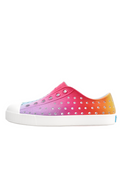Colorful shoe with rainbow gradient