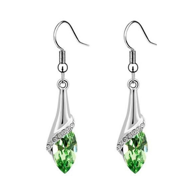 Jewelry Set - Earrings - Necklace and Bracelet Crystal Alloy