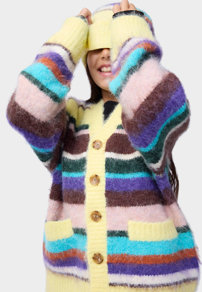 Kara Hat - Gemstone Stripe