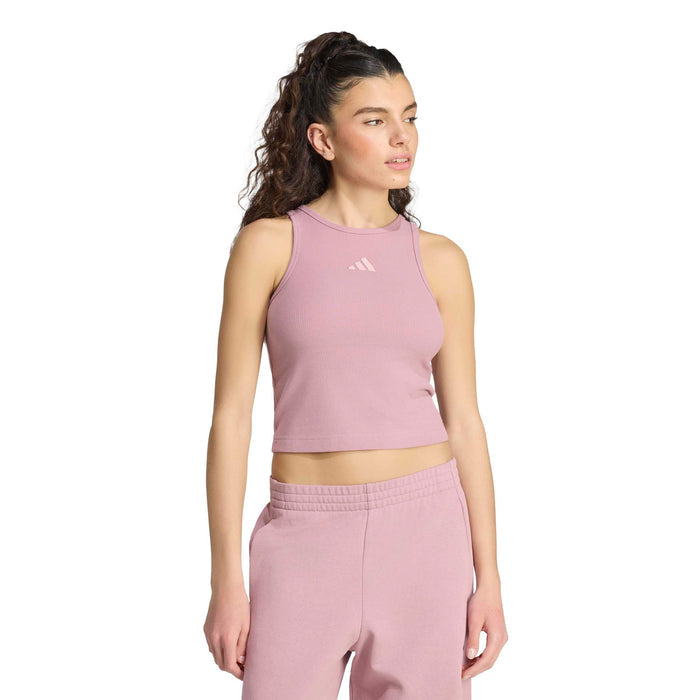 ADIDAS KIT SMALL LOGO RIB TANK Top Women's