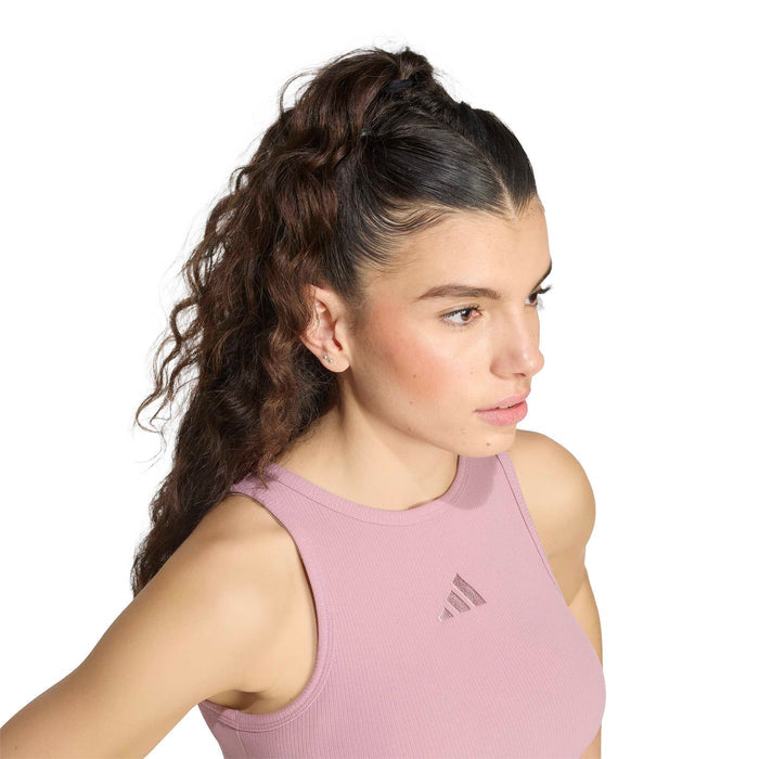ADIDAS KIT SMALL LOGO RIB TANK Top Women's