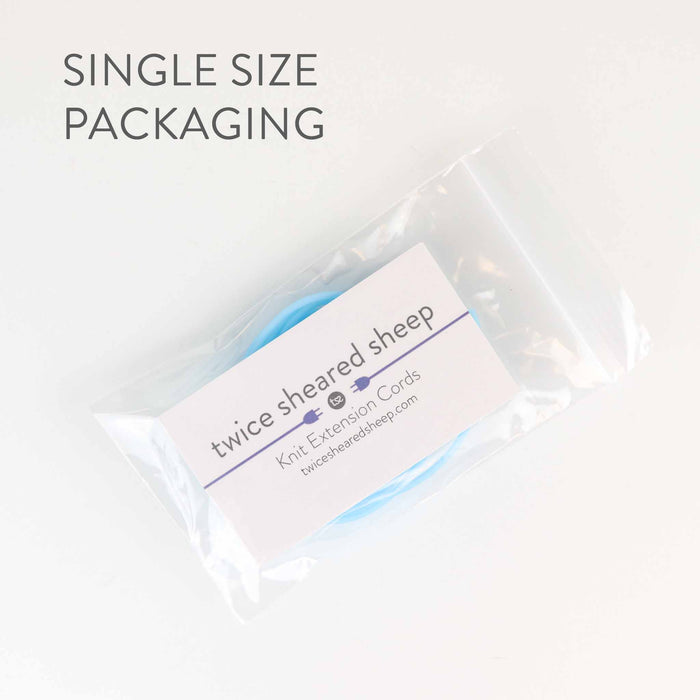 Extension Cord single size packaging showing Twice Sheared Sheep branded package design