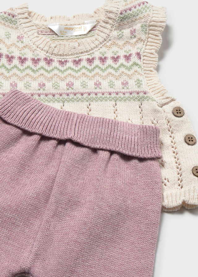 sweater vest and leggings
