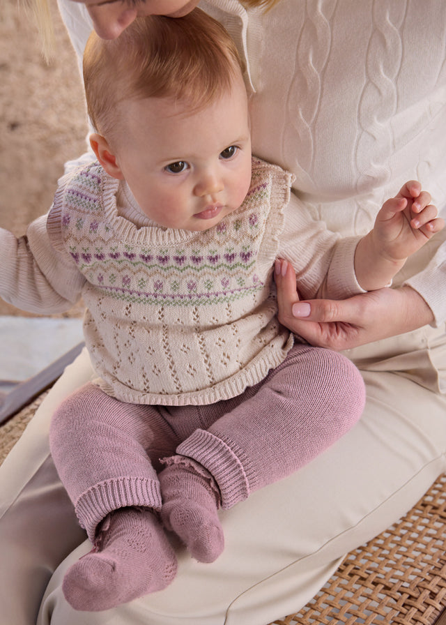 baby wearing knit 3pc set