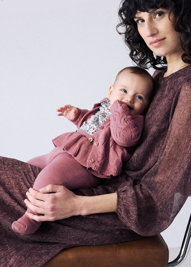 Knit Overalls 3pc Set