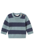 Knit Striped Baby Sweater