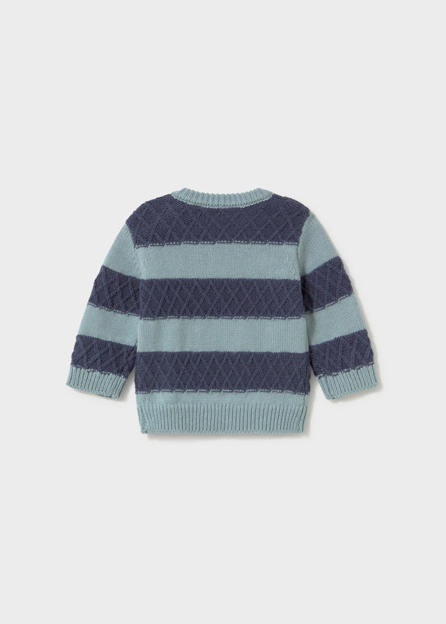 Knit Striped Baby Sweater