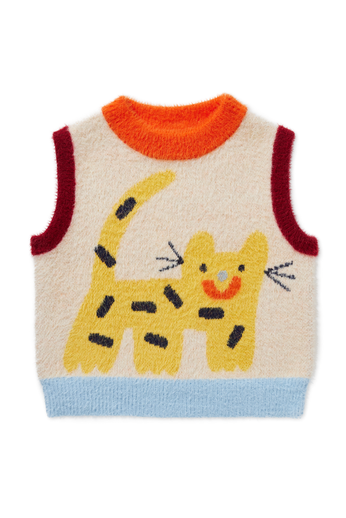 Knit Vest - Zoo Crew