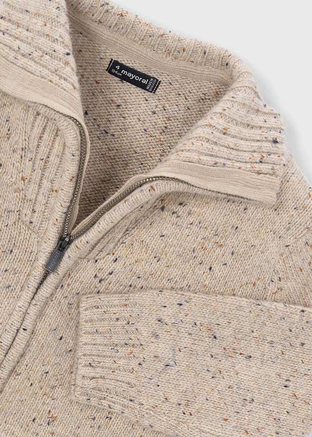 Knit Zip Sweatshirt