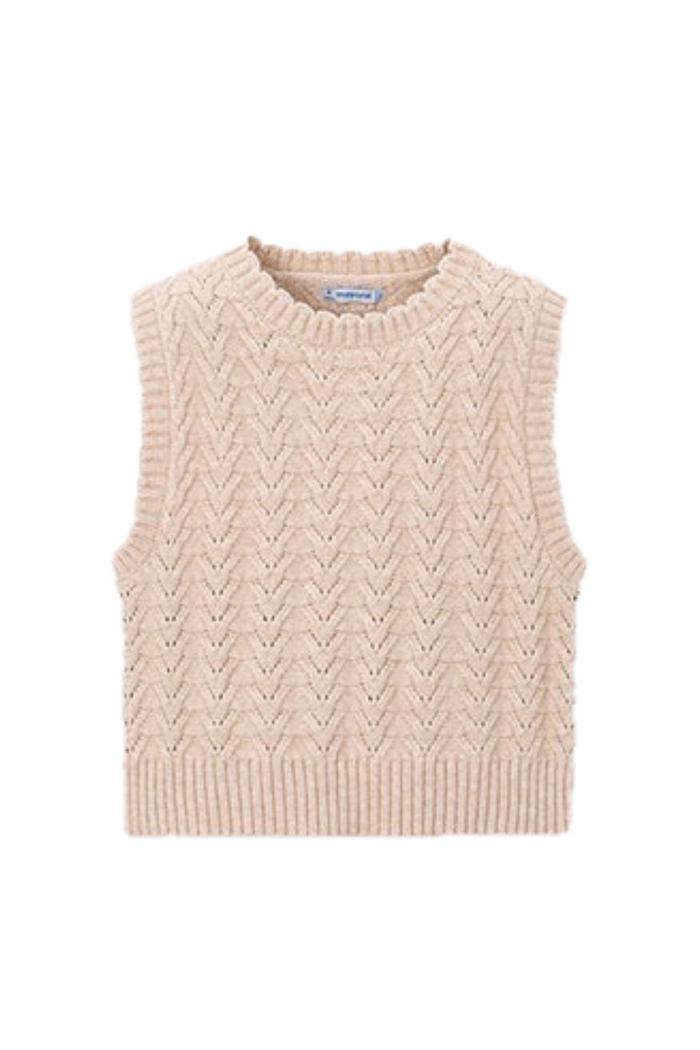 knitted sweater vest