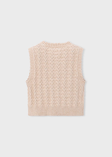 knitted sweater vest