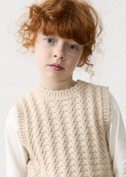 knitted sweater vest