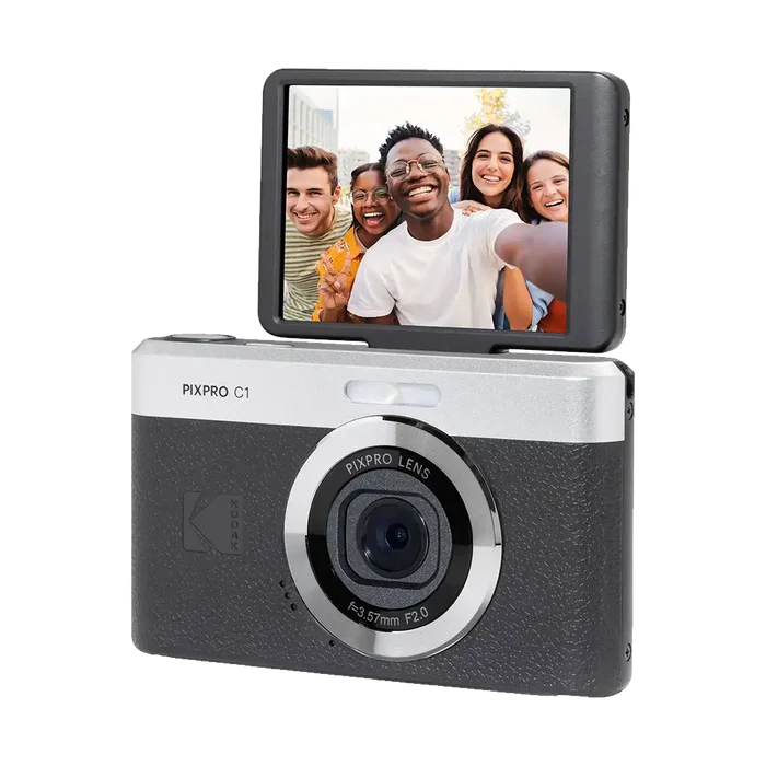 Kodak PIXPRO C1 Compact Digital Camera (Black)