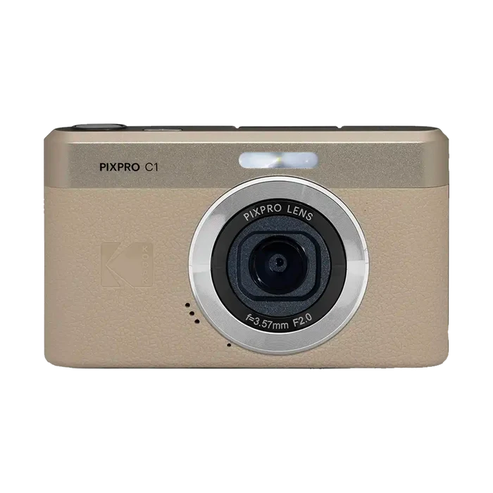 Kodak PIXPRO C1 Compact Digital Camera (Tan)