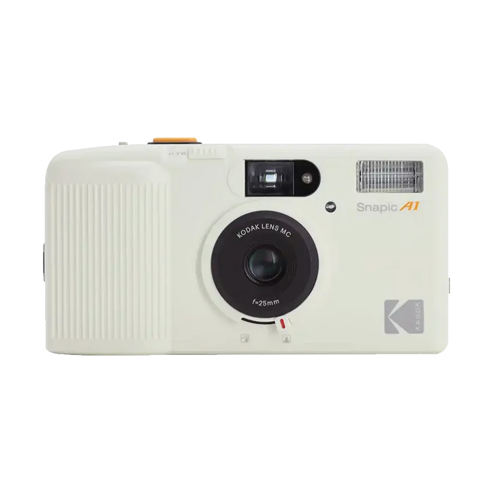 Kodak Snapic A1 35mm Film Camera (Ivory White)