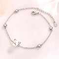 Korean Style Cat Pearl Charm Bracelet | Women's Electroplated Copper Dainty Chain