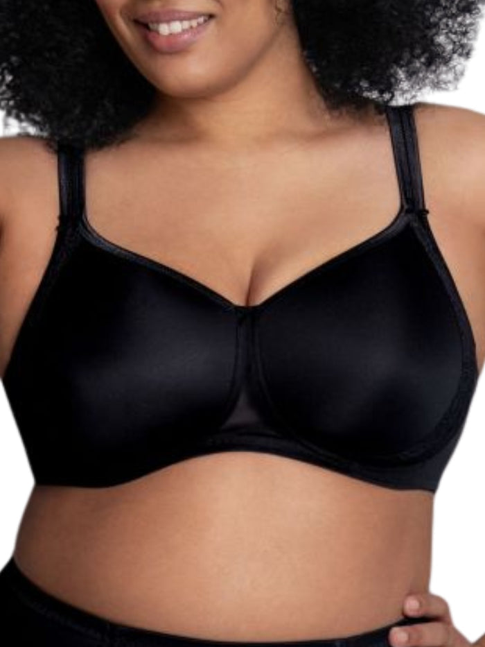 Lace Rose Contour Soft Bra - Black